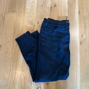 Eileen Fisher Navy Stretch Denim Pull-On Pants